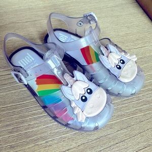 Mini Melissa girls jelly sandals. Size: toddler 11